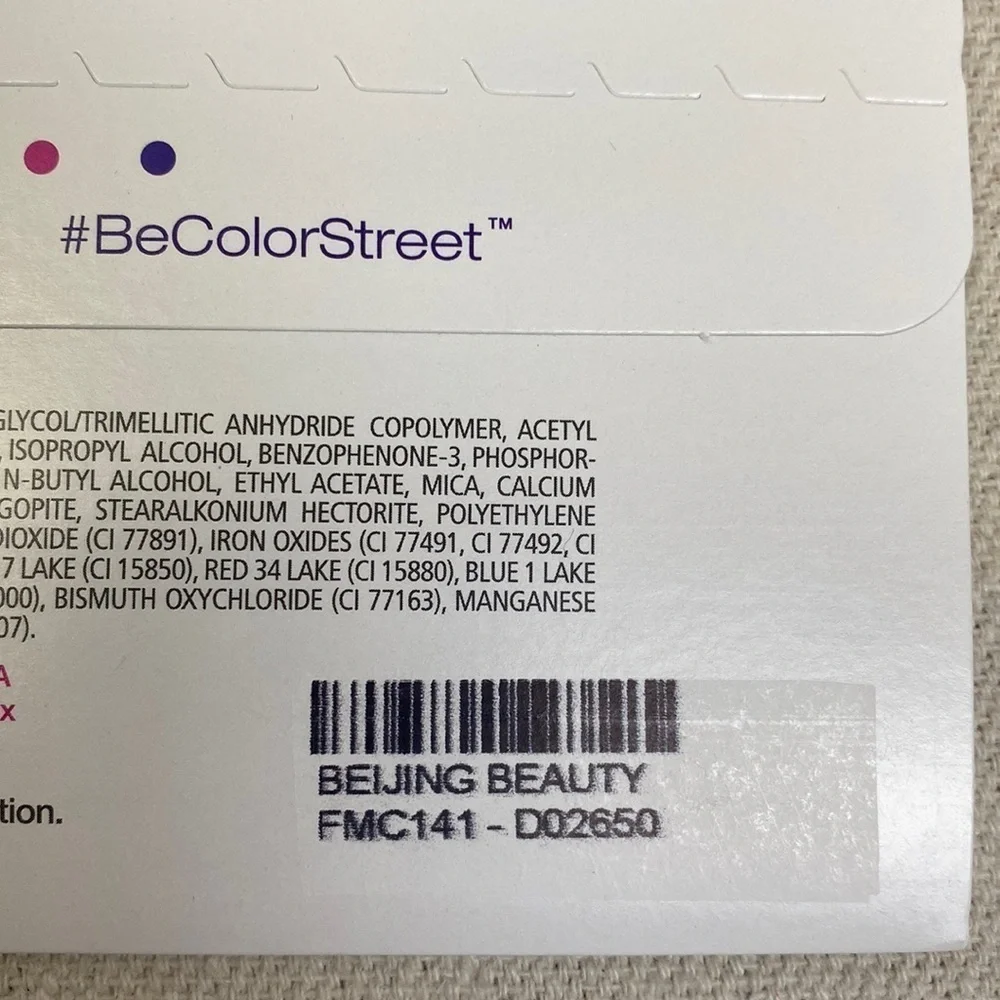 Color Street, Beijing Beauty, classic red nail
